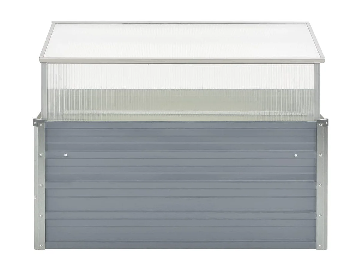 Kas 100 x 100 x 85 cm Grijs Gegalvaniseerd staal