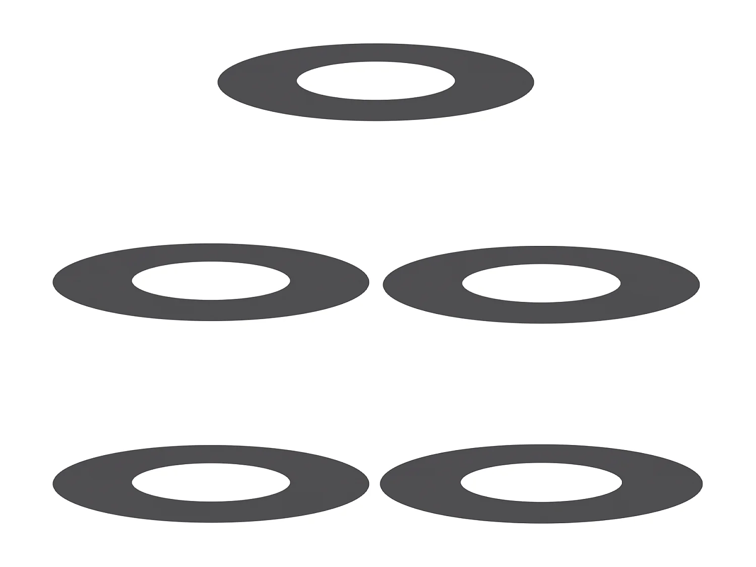 Schwarze Kunststofftöpfe, mittelgroß, stapelbar, Kunststoff