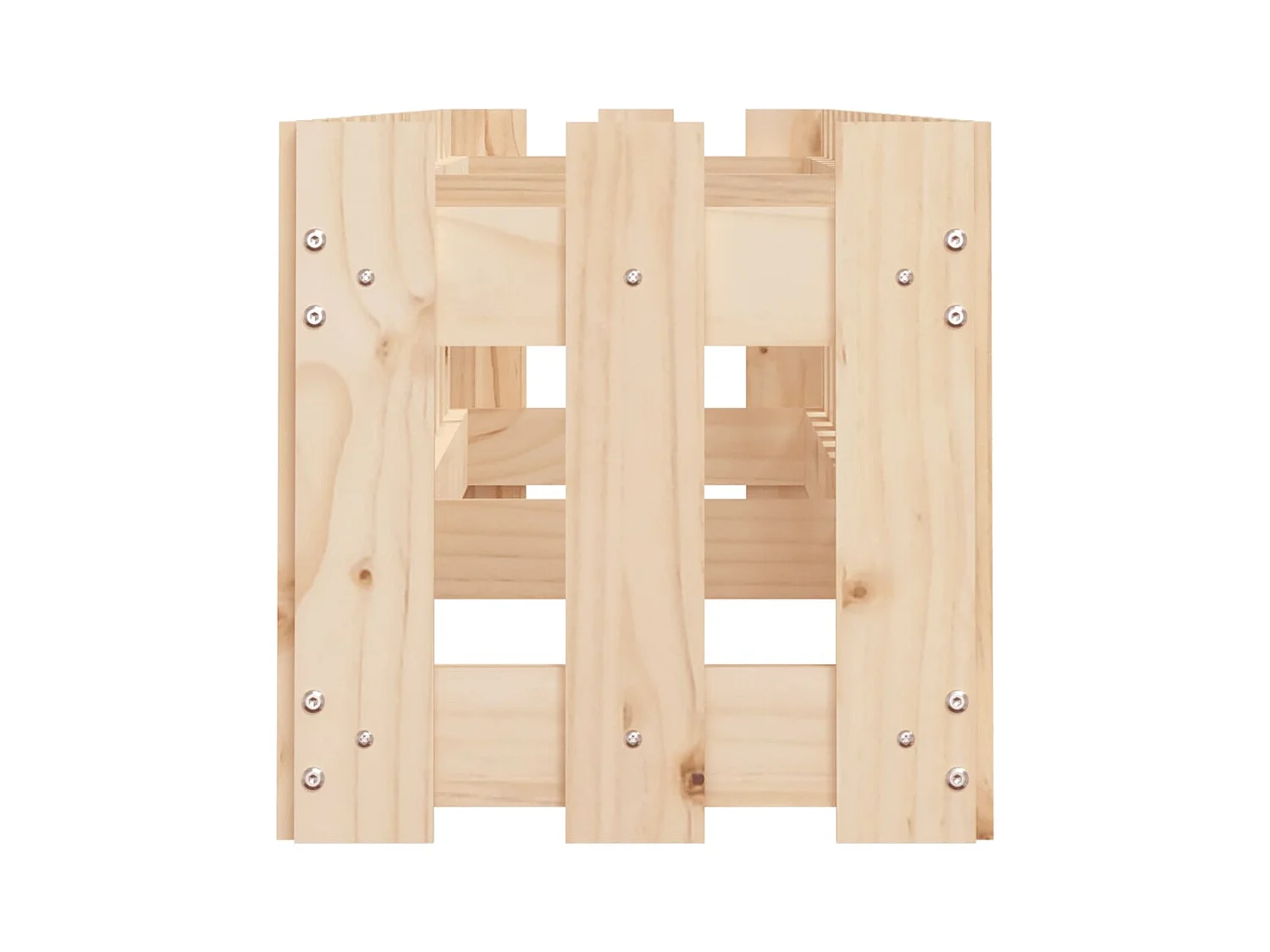 Lit surélevé de jardin design de clôture 200x30x30cm pin massif