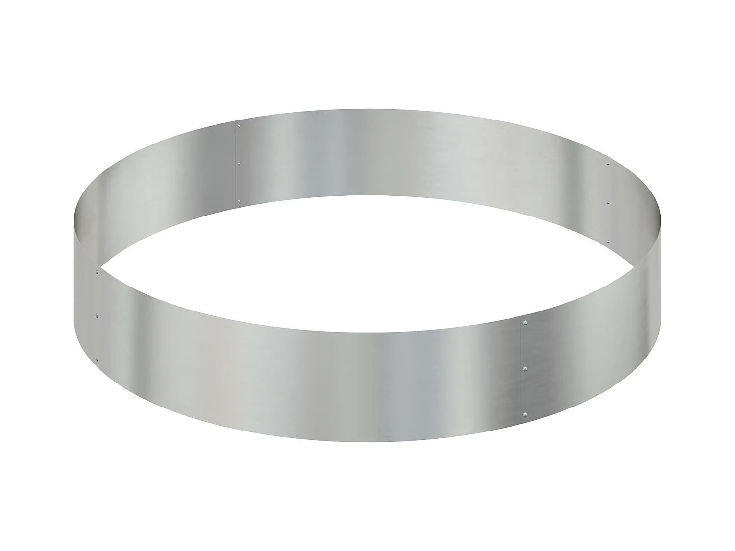 Metalen pot Gegalvaniseerd staal Ø 120 cm Duurzame grote ronde pot