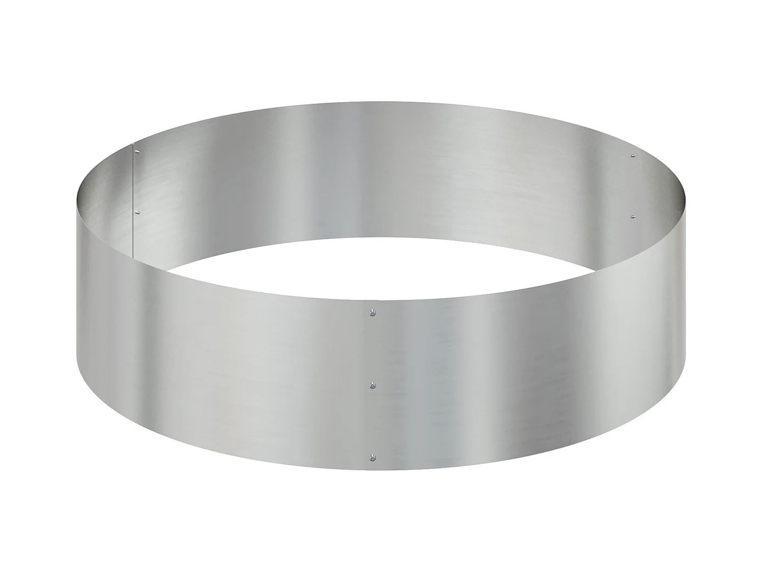 Metalen pot Gegalvaniseerd staal Ø 120 cm Duurzame grote ronde pot