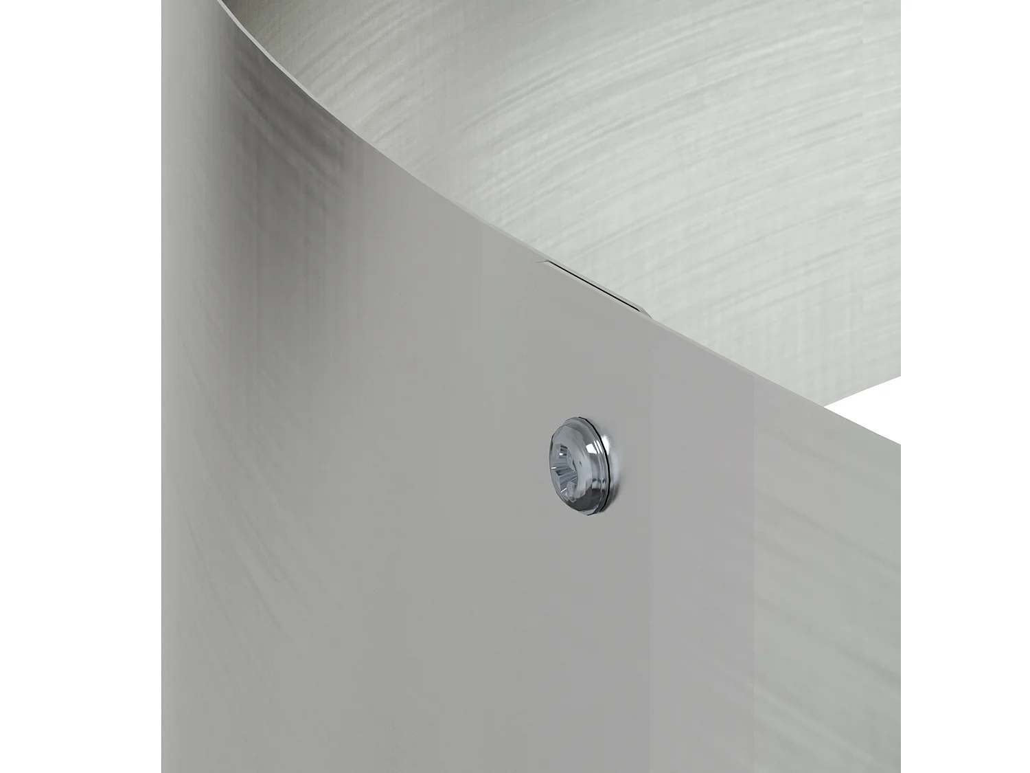 Metalen pot Gegalvaniseerd staal Ø 120 cm Duurzame grote ronde pot