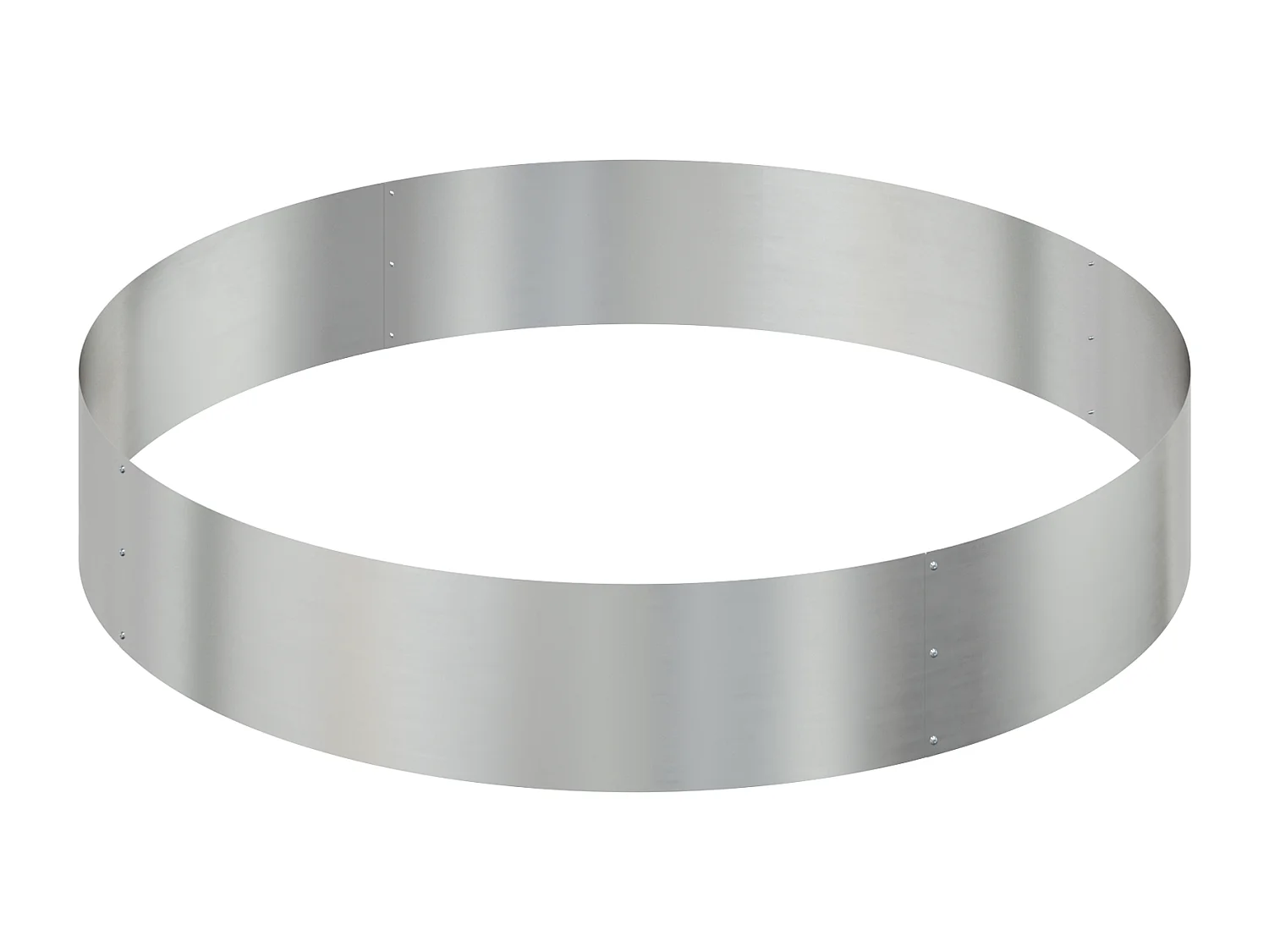 Pot en métal Acier galvanisé Ø 120 cm Durable Grand pot Rond