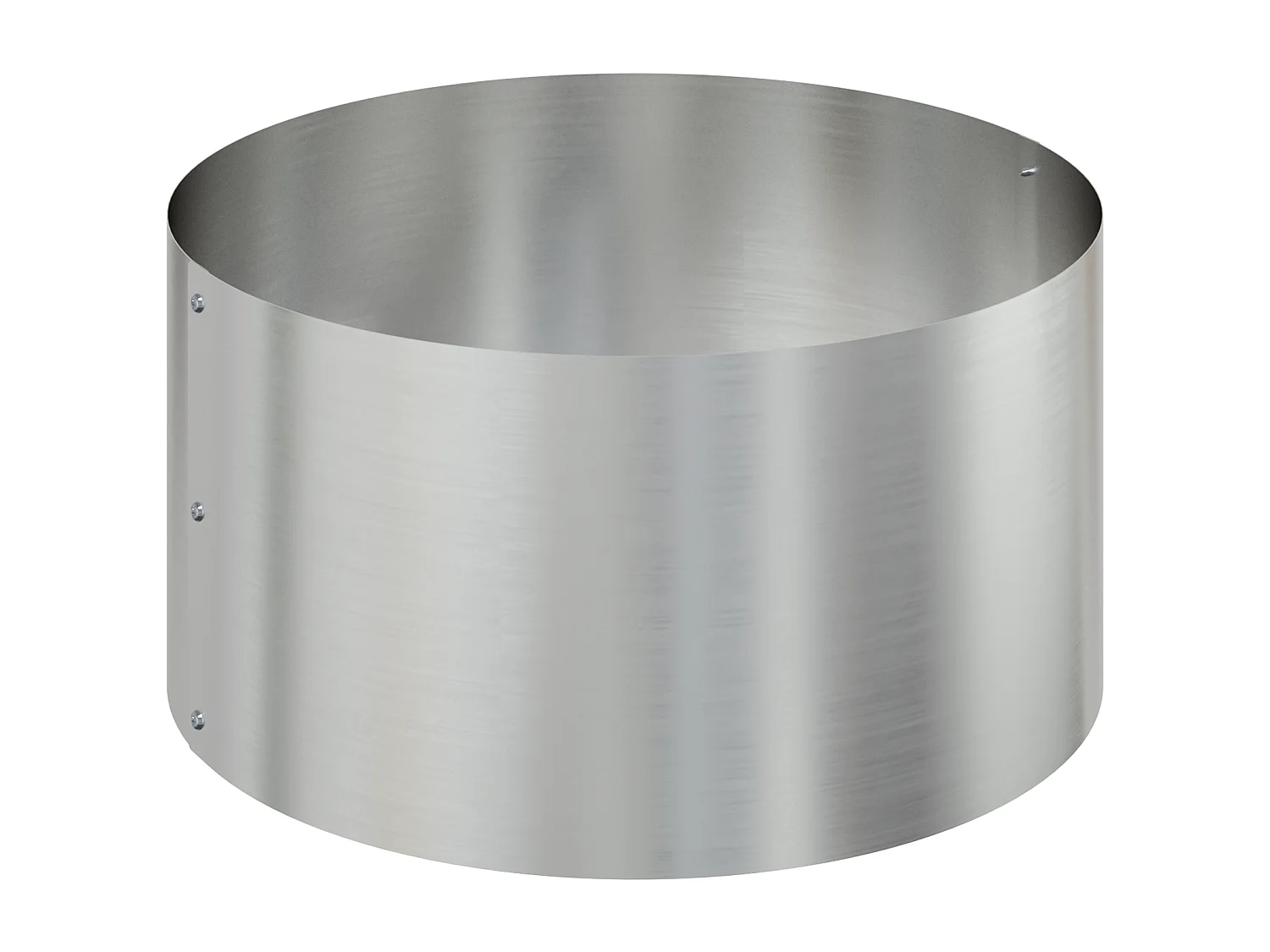 Metalen pot Gegalvaniseerd staal Ø 120 cm Duurzame grote ronde pot