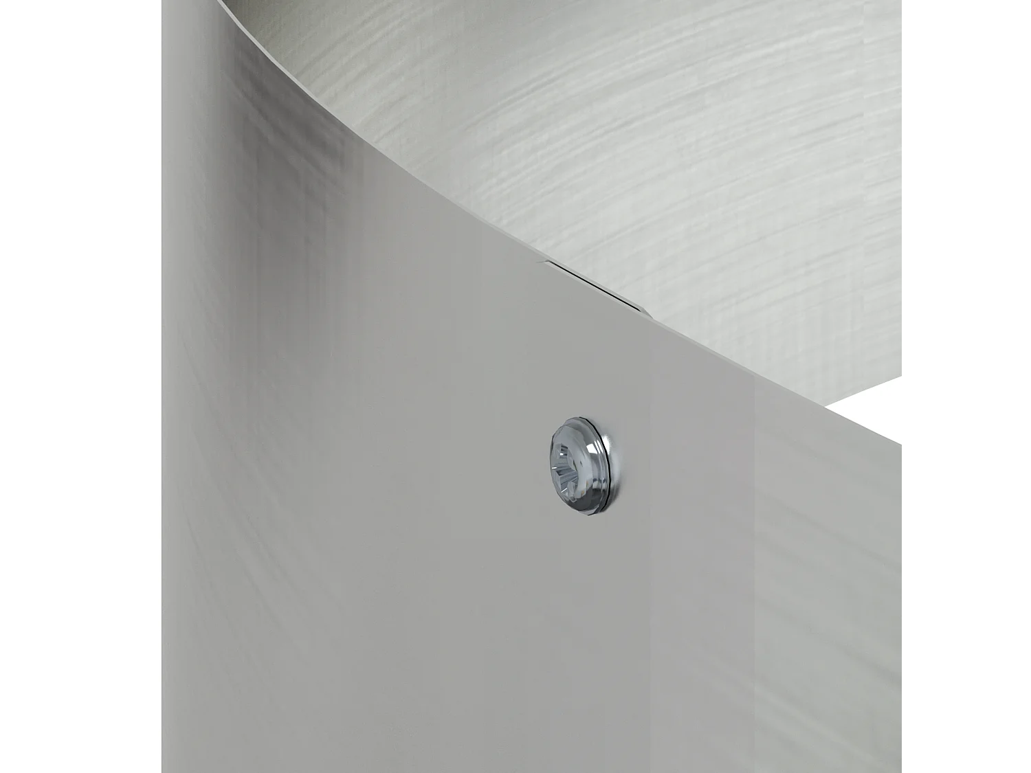 Metalen pot Gegalvaniseerd staal Ø 120 cm Duurzame grote ronde pot