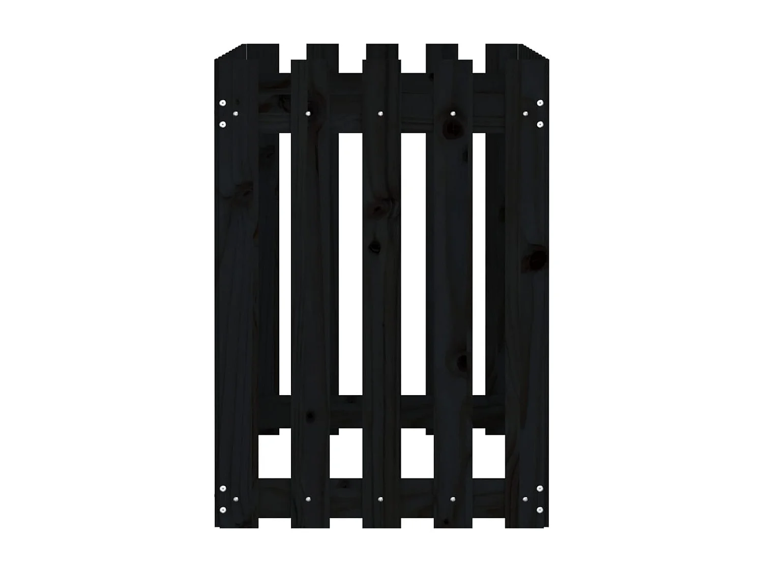 Aiuola rialzata di design con recinzione 100x50x70cm in pino massello