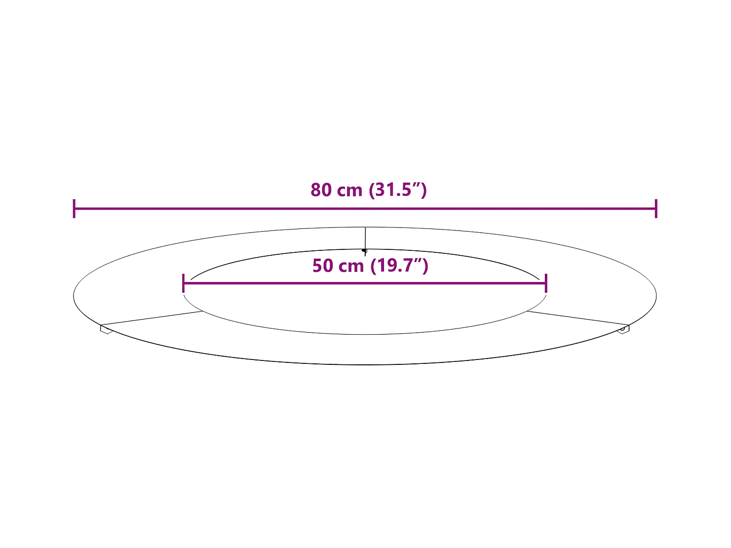 Pot en plastique Noir Plastique Grand Décorations Grand pot