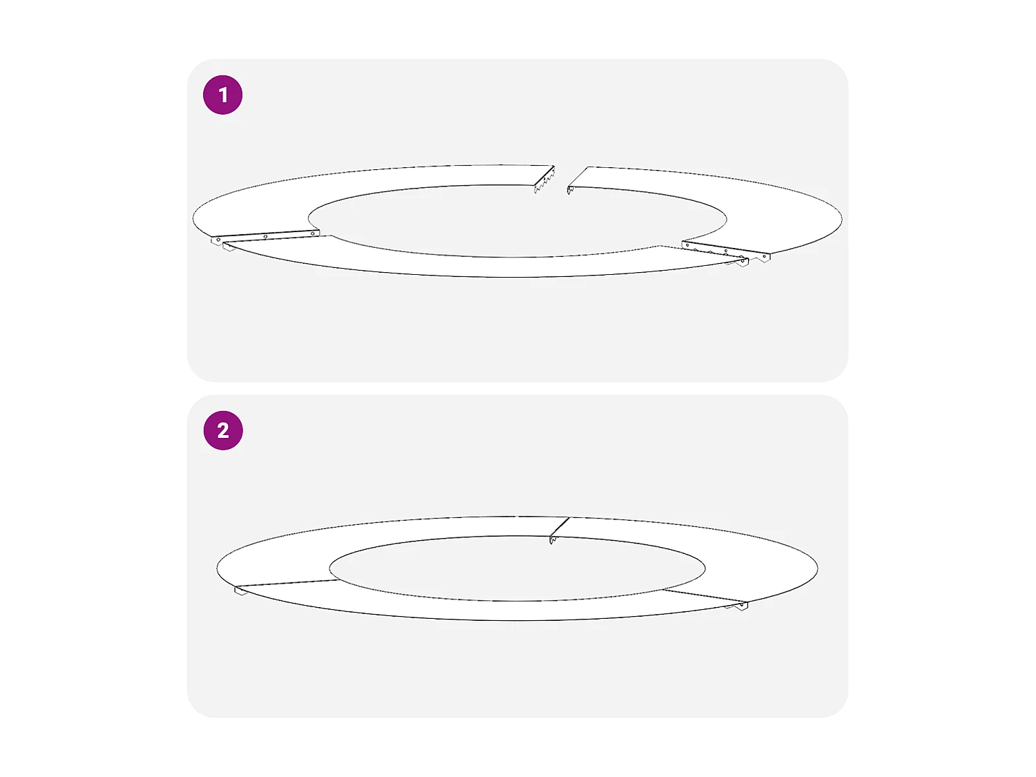 Pot en plastique Noir Plastique Grand Décorations Grand pot