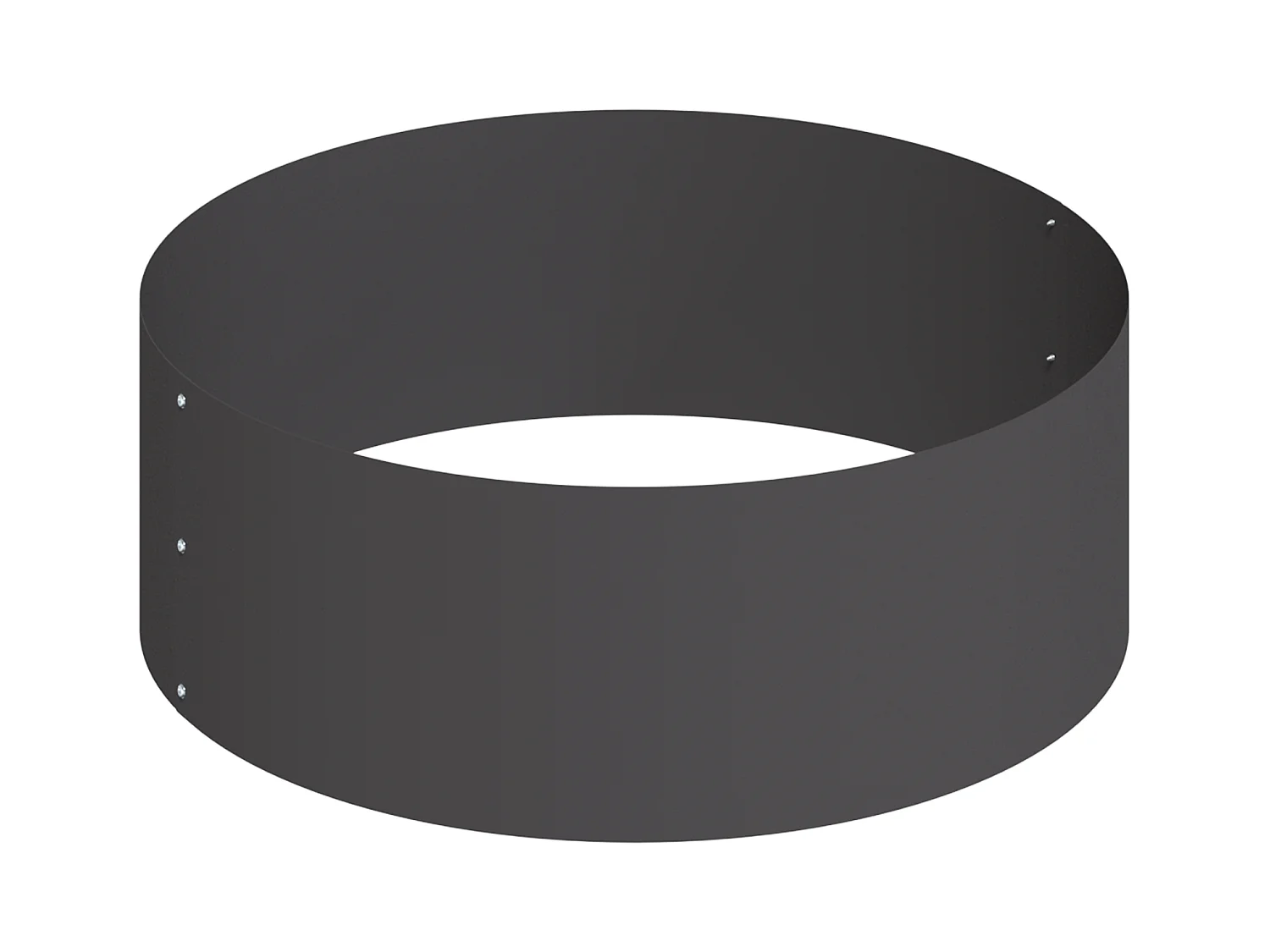 Metalen pot Staal/Zwart staal Grote modulaire metalen pot