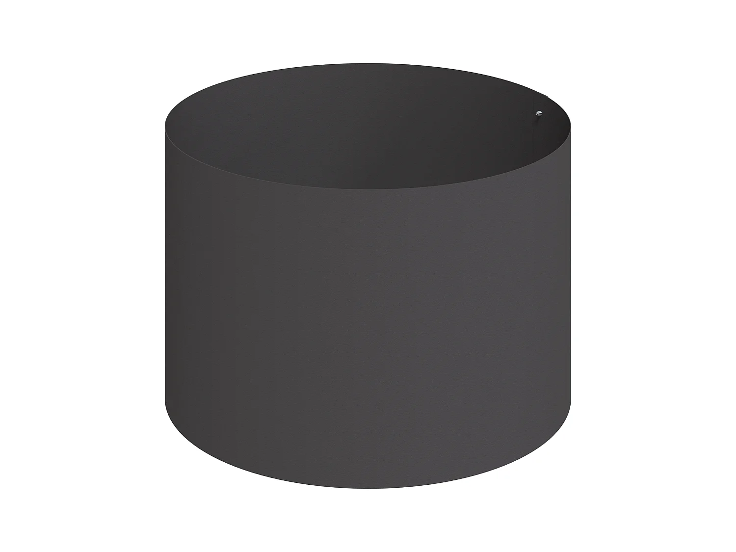 Metalen pot Staal/Zwart staal Grote modulaire metalen pot