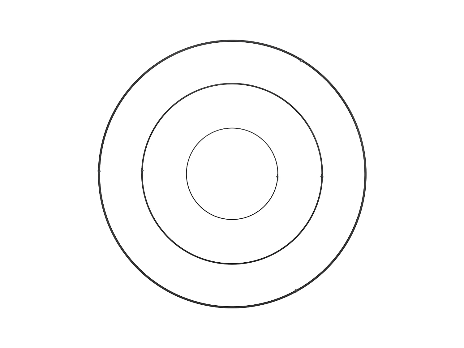 Metalen pot Staal/Zwart staal Grote modulaire metalen pot
