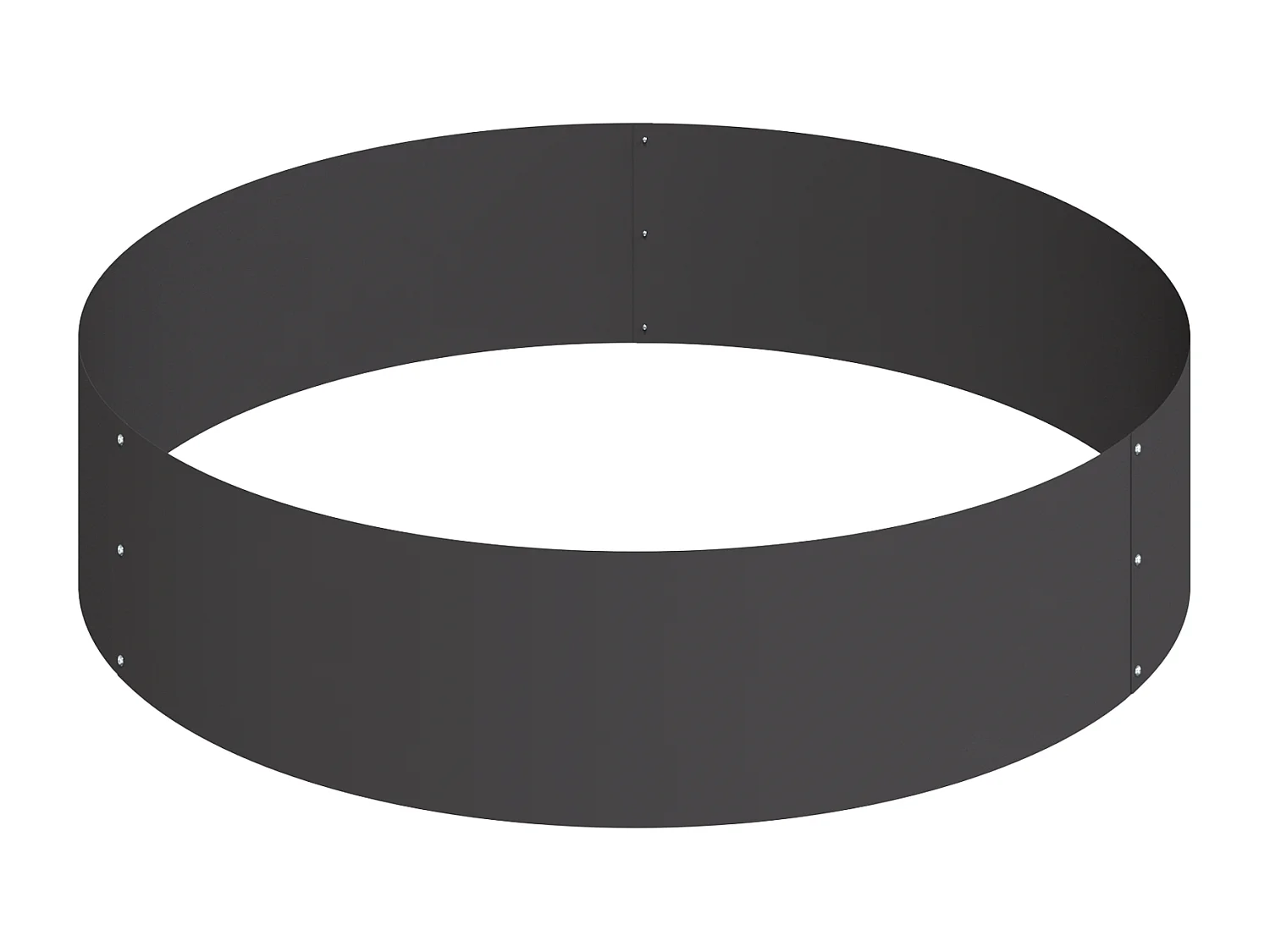 Pot en Métal Acier/noir Acier Grand Modulaire Pot en Métal