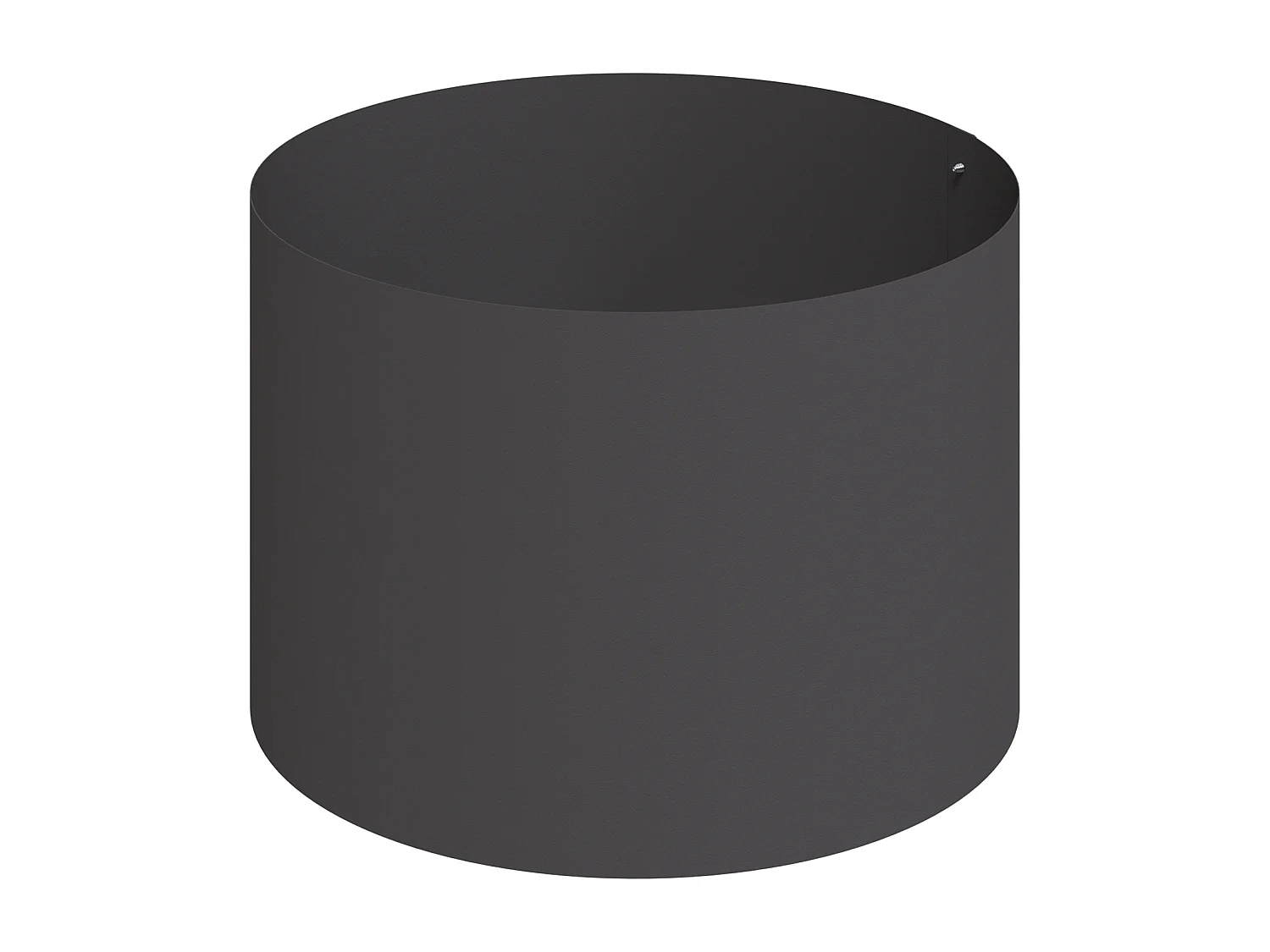 Pot en Métal Acier/noir Acier Grand Modulaire Pot en Métal