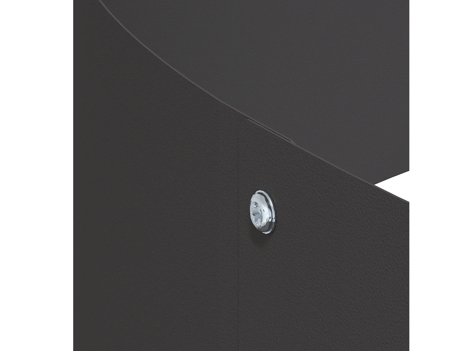 Pot en Métal Acier/noir Acier Grand Modulaire Pot en Métal