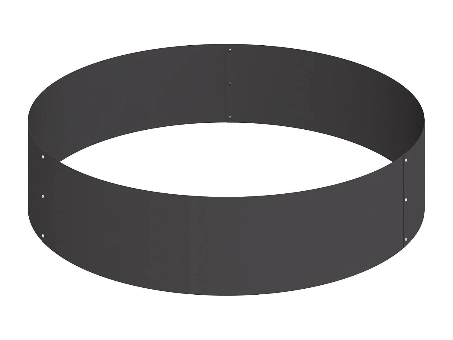 Pot en Métal Acier/noir Acier Grand Modulaire Pot en Métal