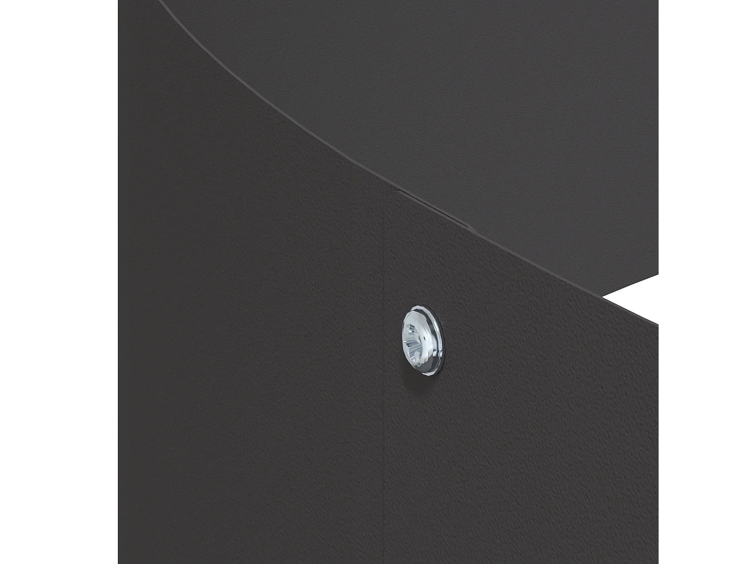 Pot en Métal Acier/noir Acier Grand Modulaire Pot en Métal