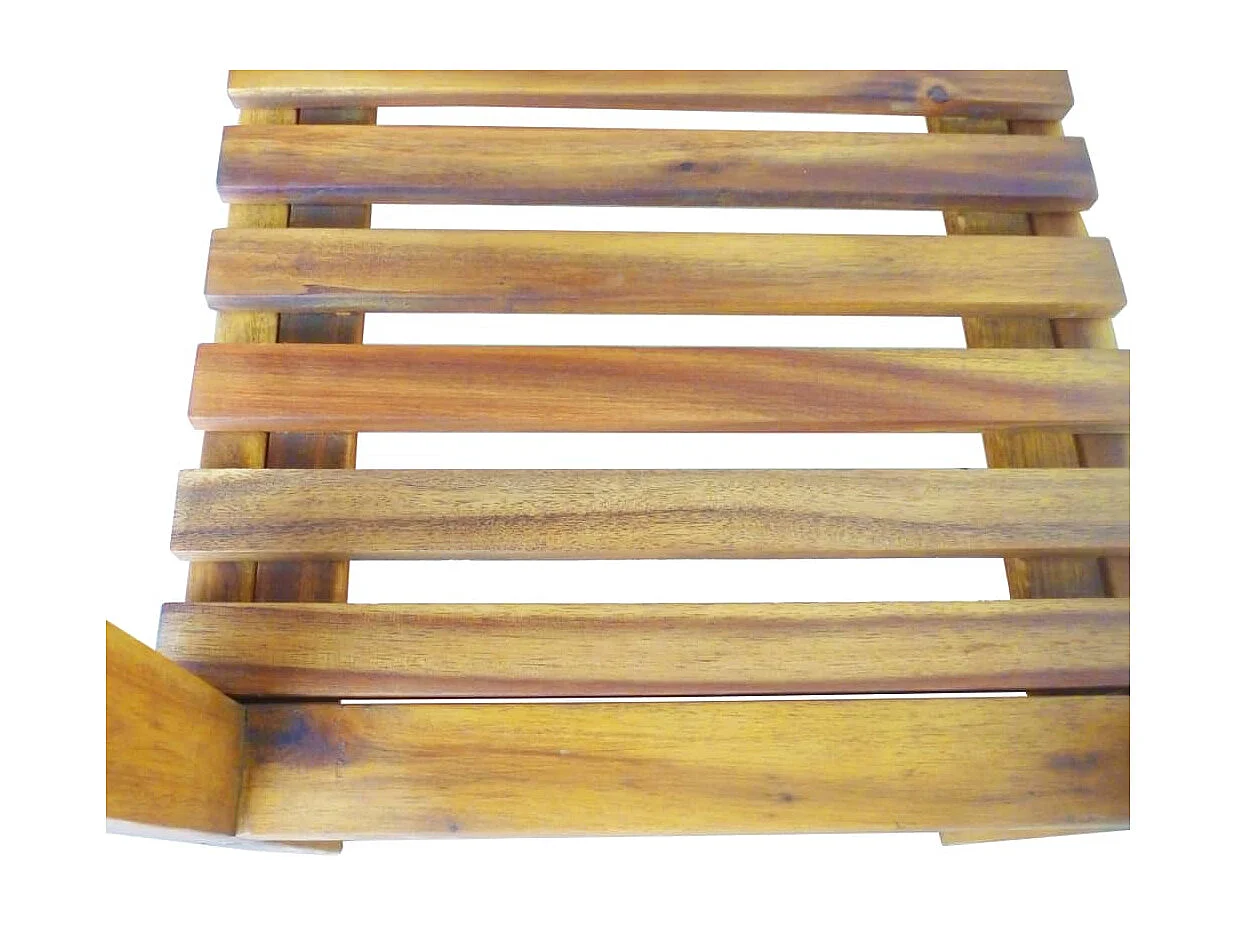 Cama de jardín elevada Madera maciza de acacia y zinc