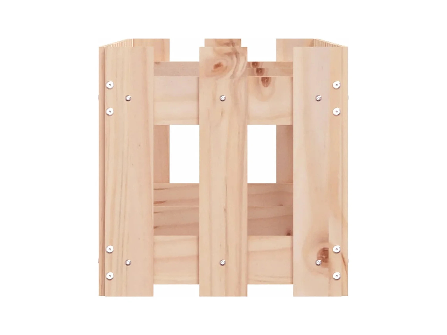 Lit surélevé de jardin design de clôture 150x30x30cm pin massif