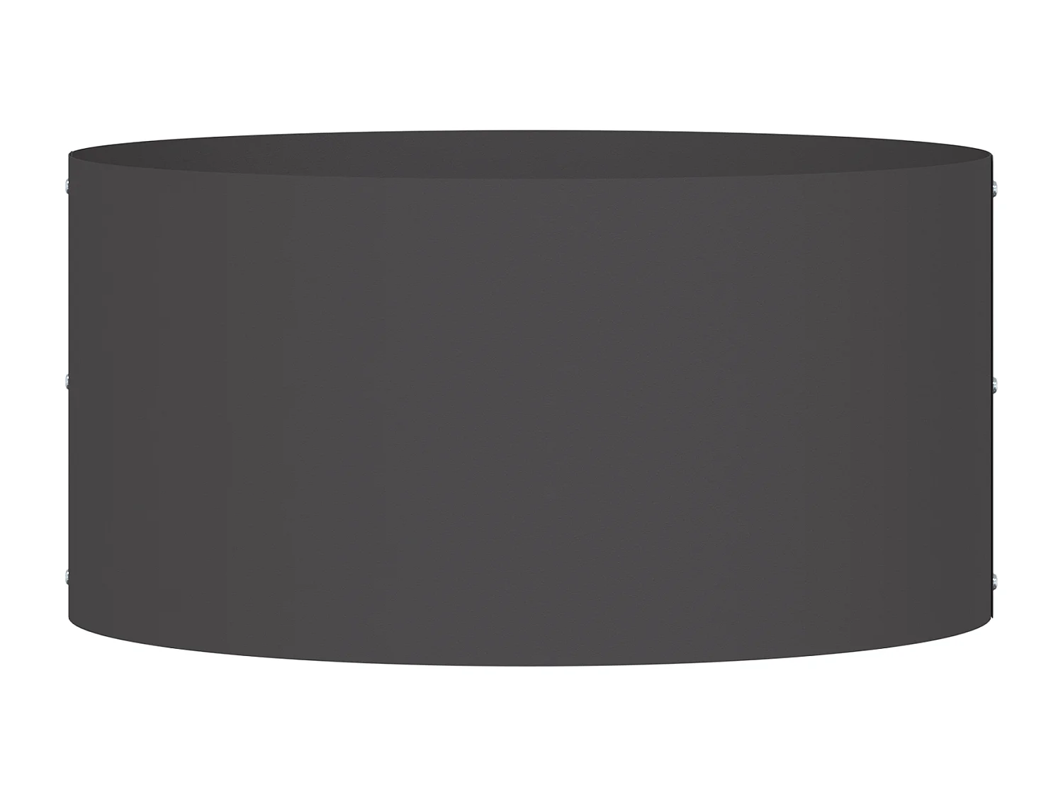 Pots de fleurs en plastique noir Noir Plastique Moyen Solide