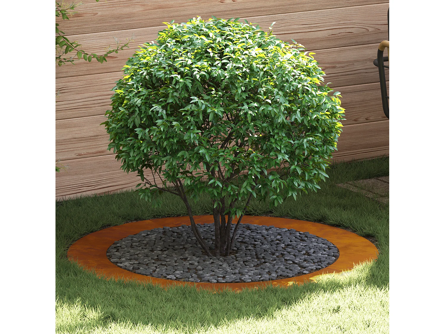 Jardinier en Acier Corten Acier corten Grand Durable