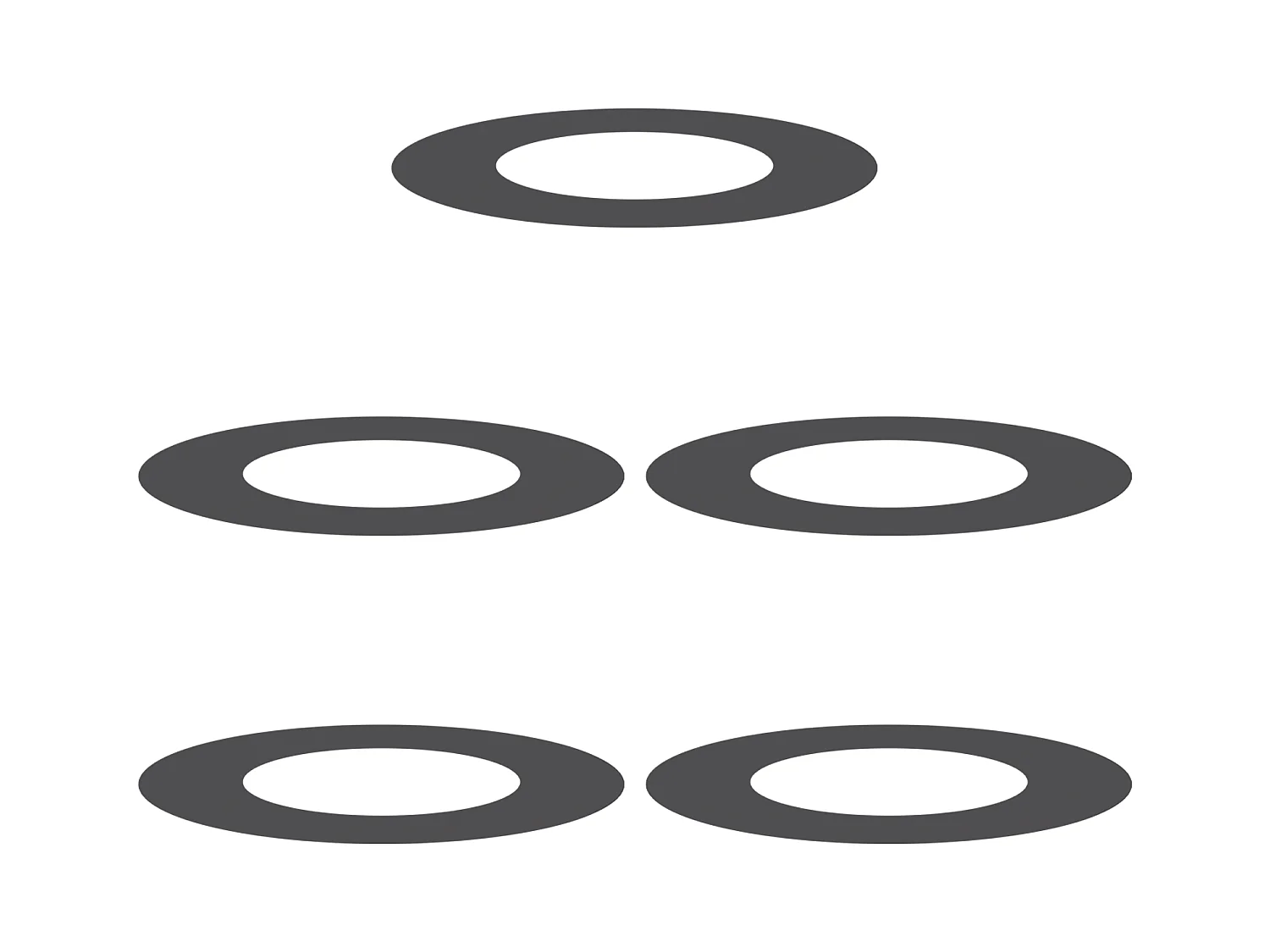 Plastic potten Zwarte plastic grote duurzame plastic pot