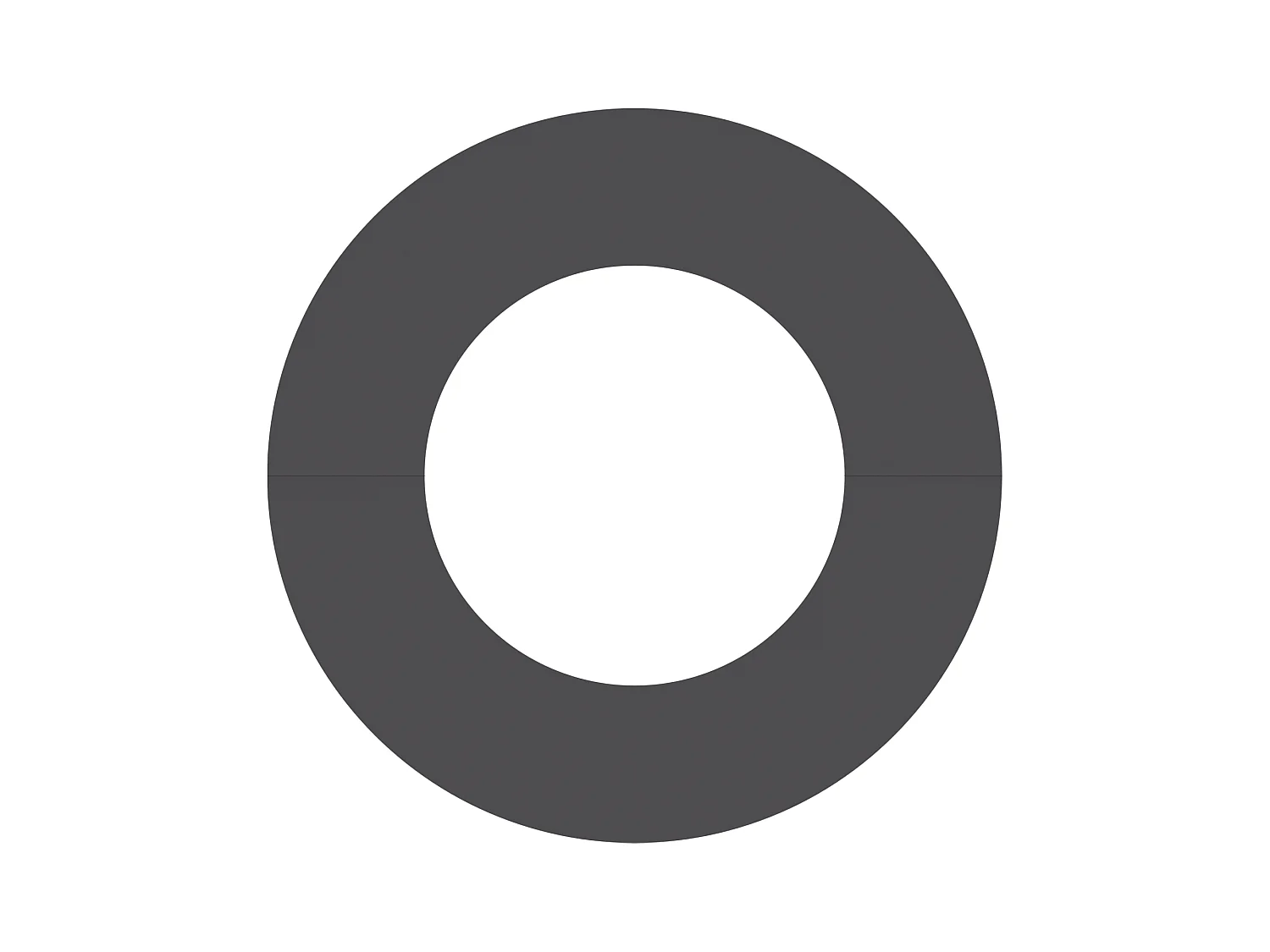 Plastic potten Zwarte plastic grote duurzame plastic pot