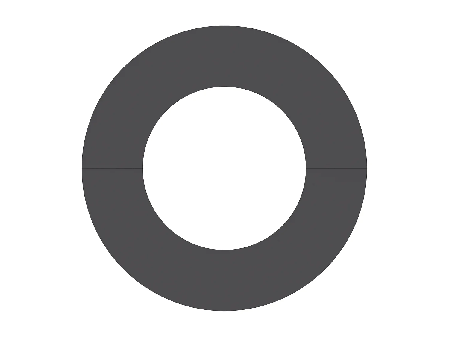 Plastic potten Zwarte plastic grote duurzame plastic pot