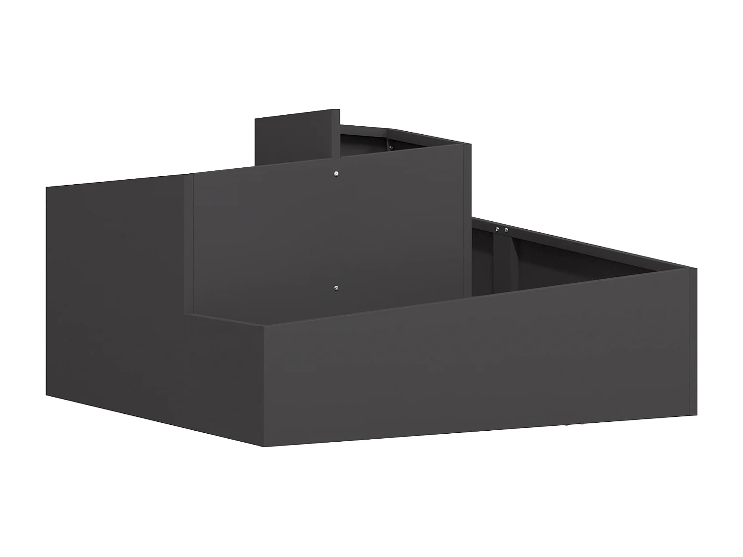 Zwarte pot 80x80x50 cm koudgewalst staal