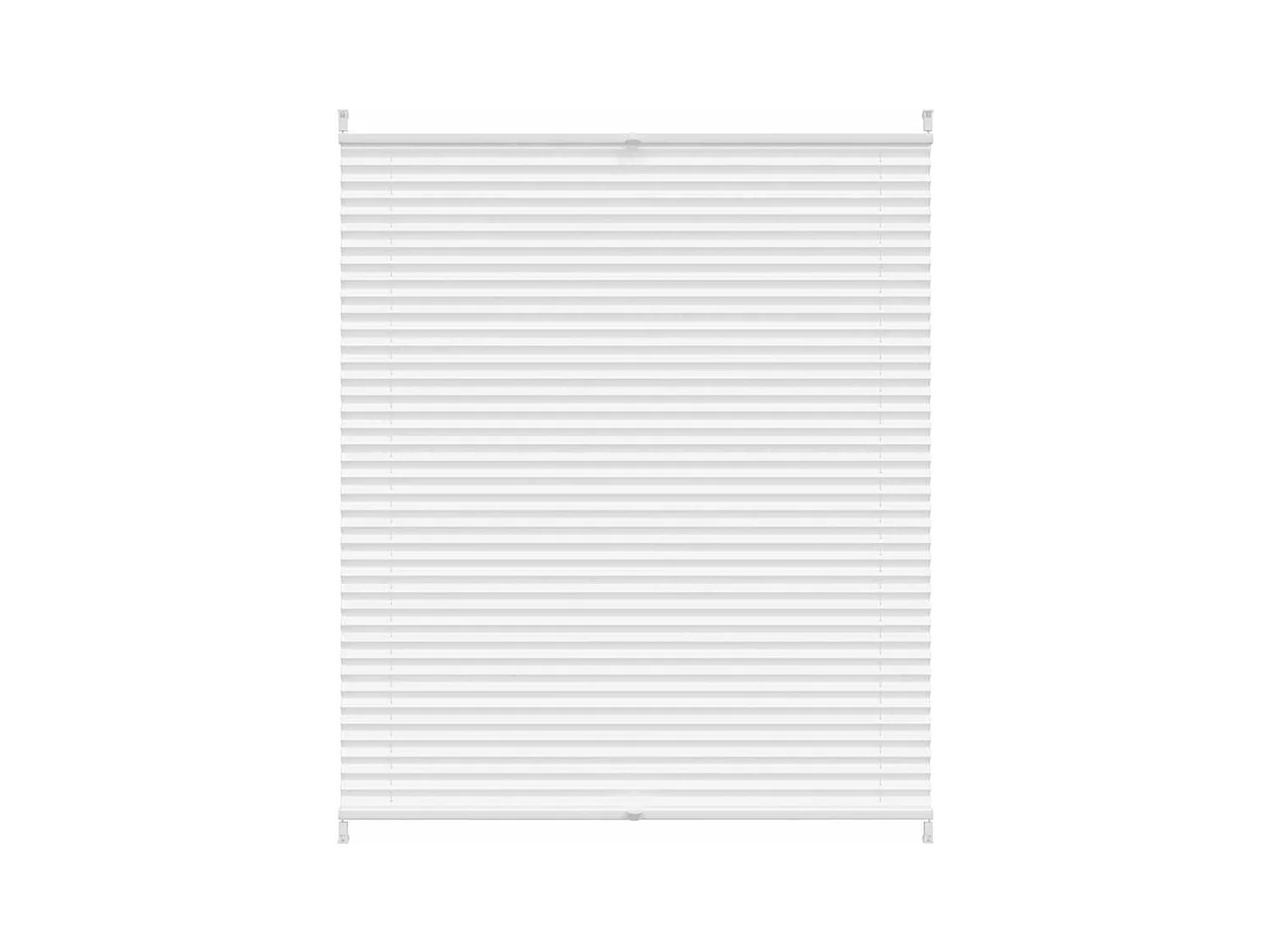 Tenda plissettata 110x125 cm Bianca