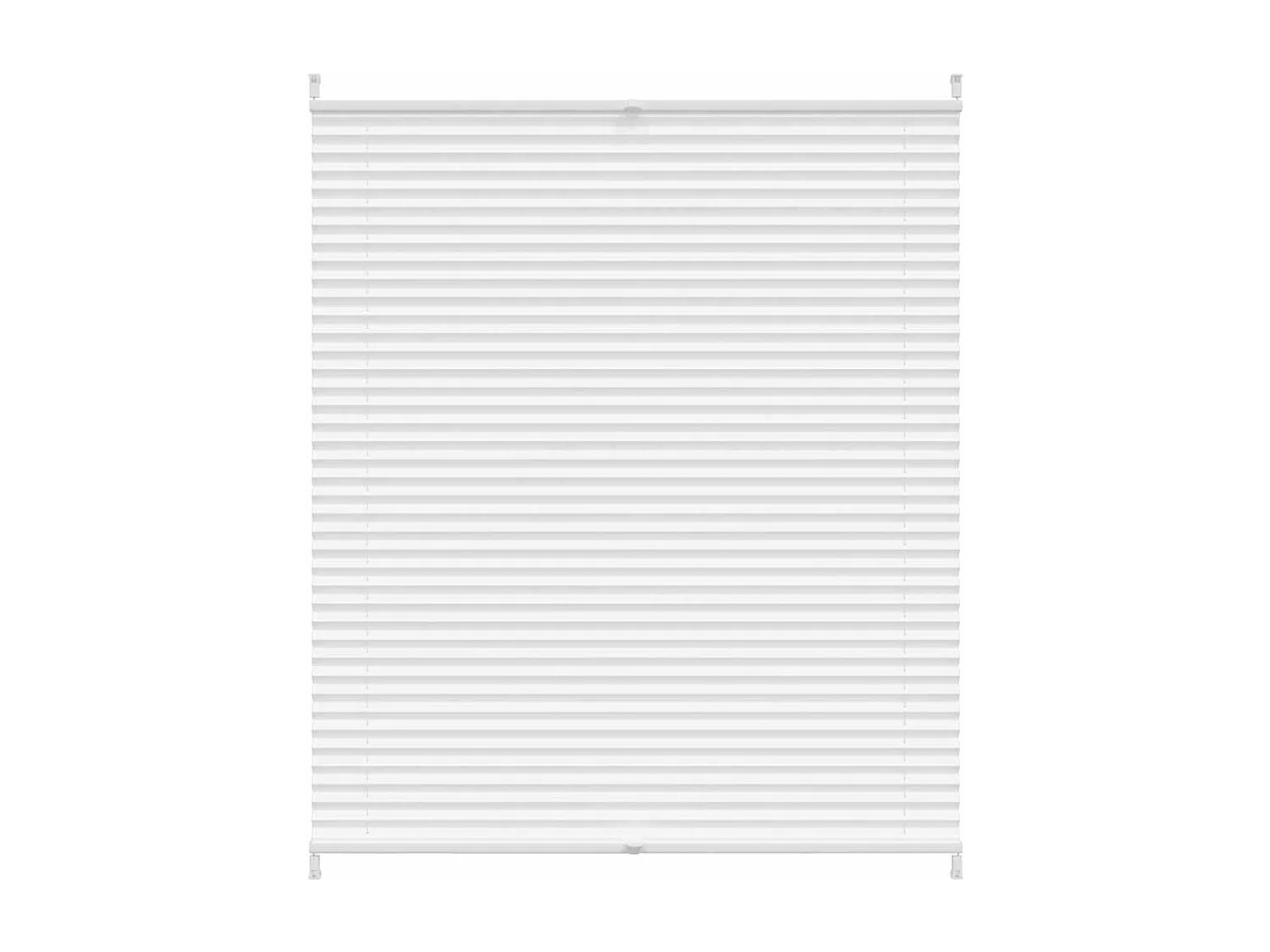 Store plissé 110x125 cm Blanc