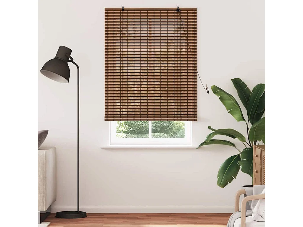 Stores et Occultants Marron 110 x 220 cm Bambou
