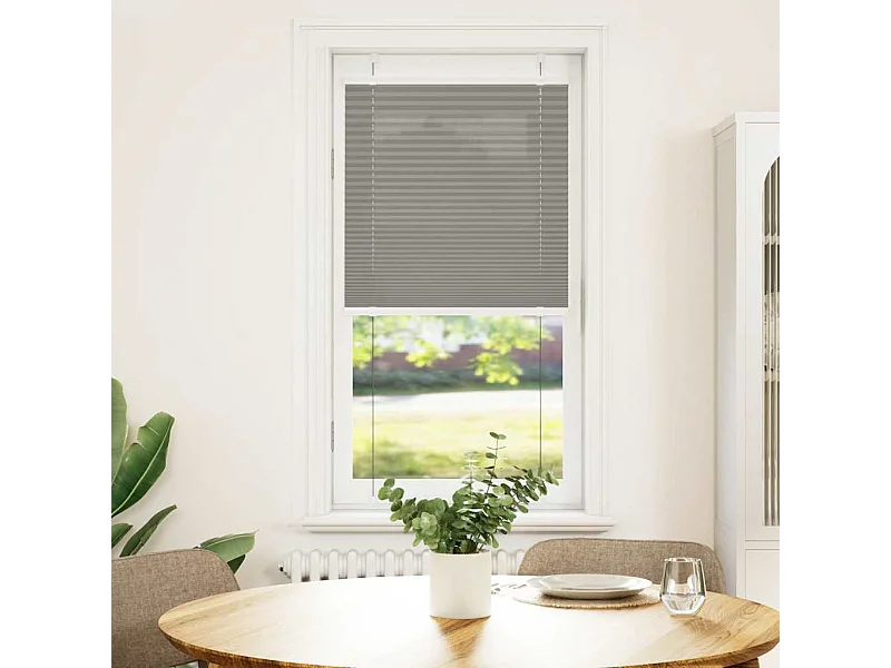 Store plissé anthracite 55x100 cm largeur du tissu 54,4 cm