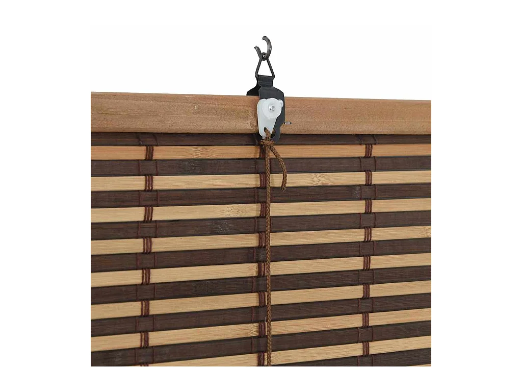 Stores et Occultants Marron 150 x 160 cm Bambou