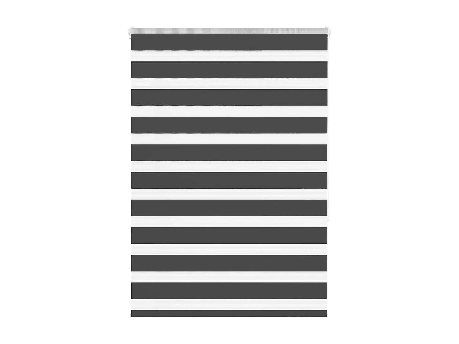 Store zèbre noir 110x150 cm largeur du tissu 105,9 cm polyester