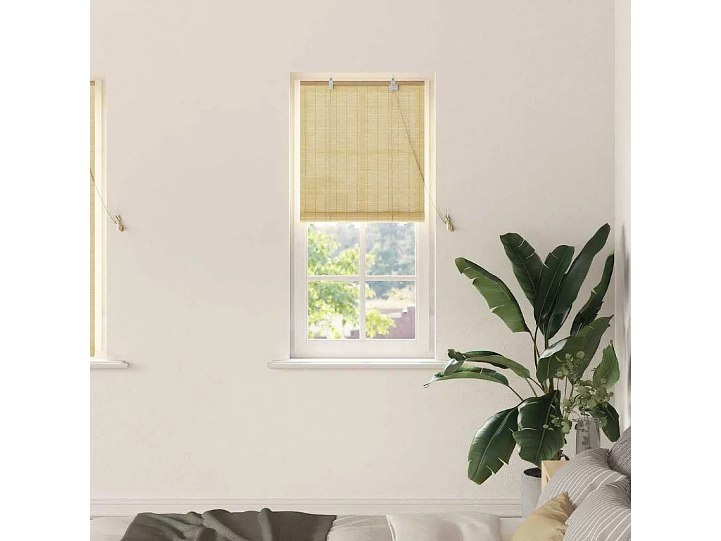 Stores et Occultants Naturel 60 x 160 cm Bambou