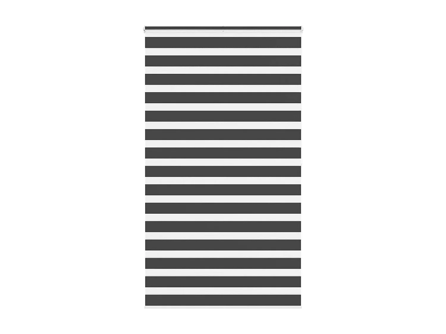 Store zèbre noir 120x200 cm largeur du tissu 115,9 cm polyester