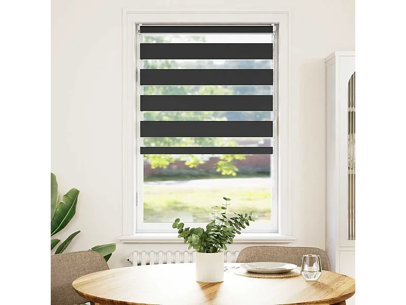 Estor enrollable negro de 50 x 100 cm