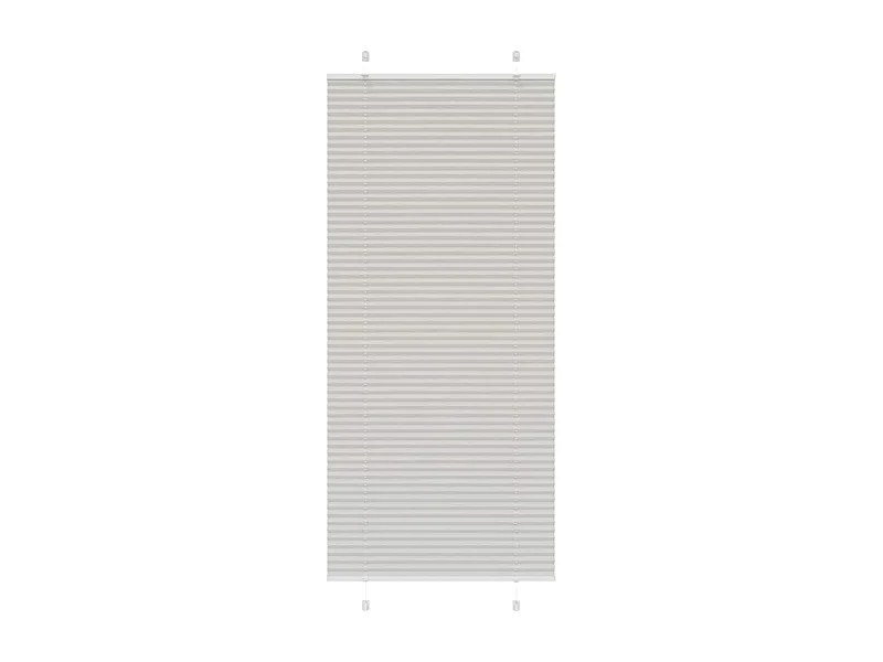 Tenda plissettata grigio chiaro 90x200 cm larghezza tessuto 89,4 cm