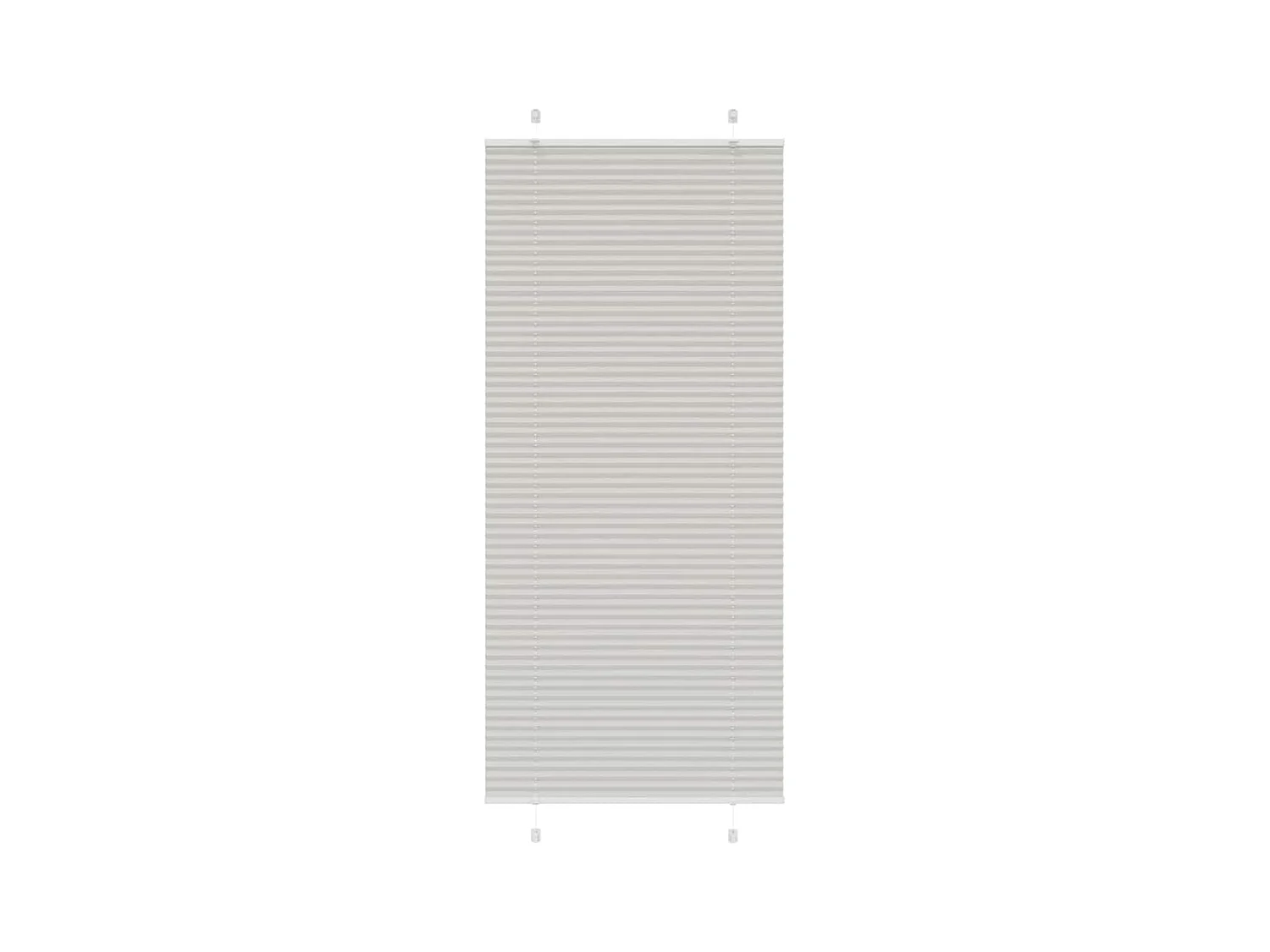 Store plissé gris clair 90x200 cm largeur du tissu 89,4 cm