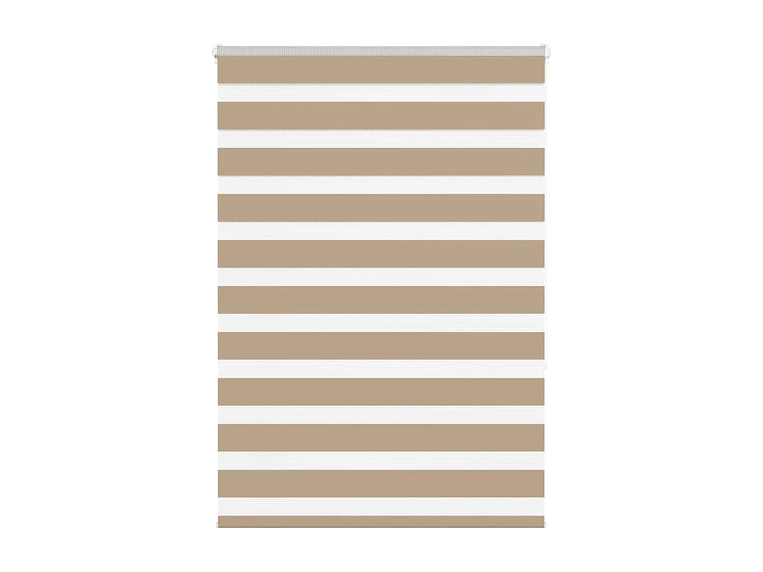 Store zèbre marron sable largeur du tissu 90,9 cm polyester