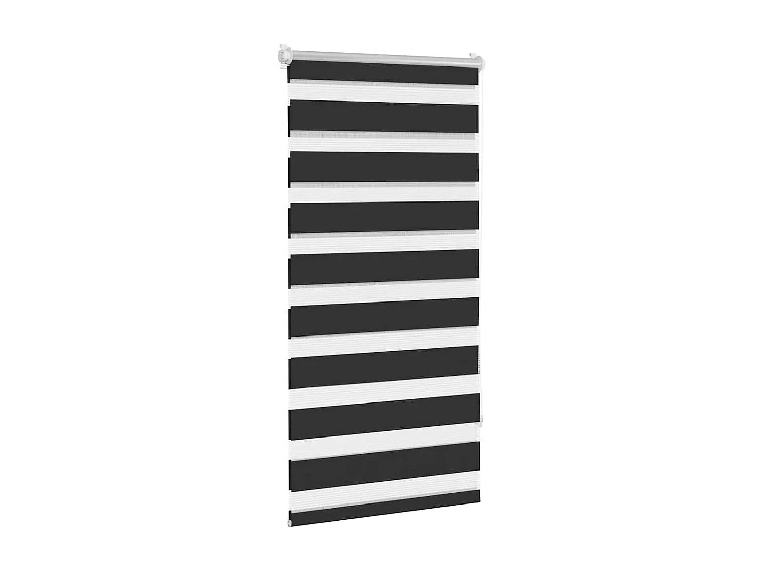 60 x 120 cm schwarzes Rollo