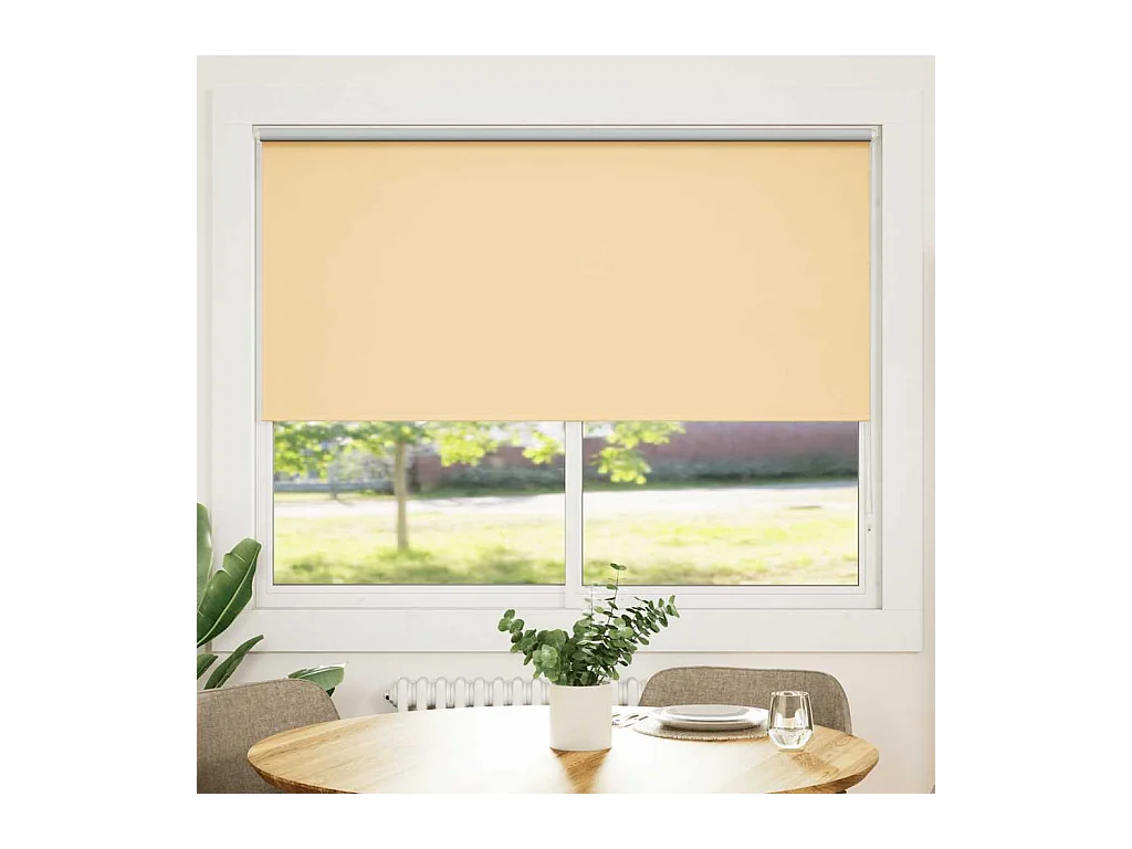 Store enrouleur occultant 140 x 175 cm marron