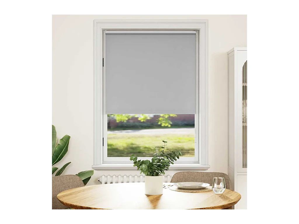 Verduisterend rolgordijn 80 x 175 cm grijs