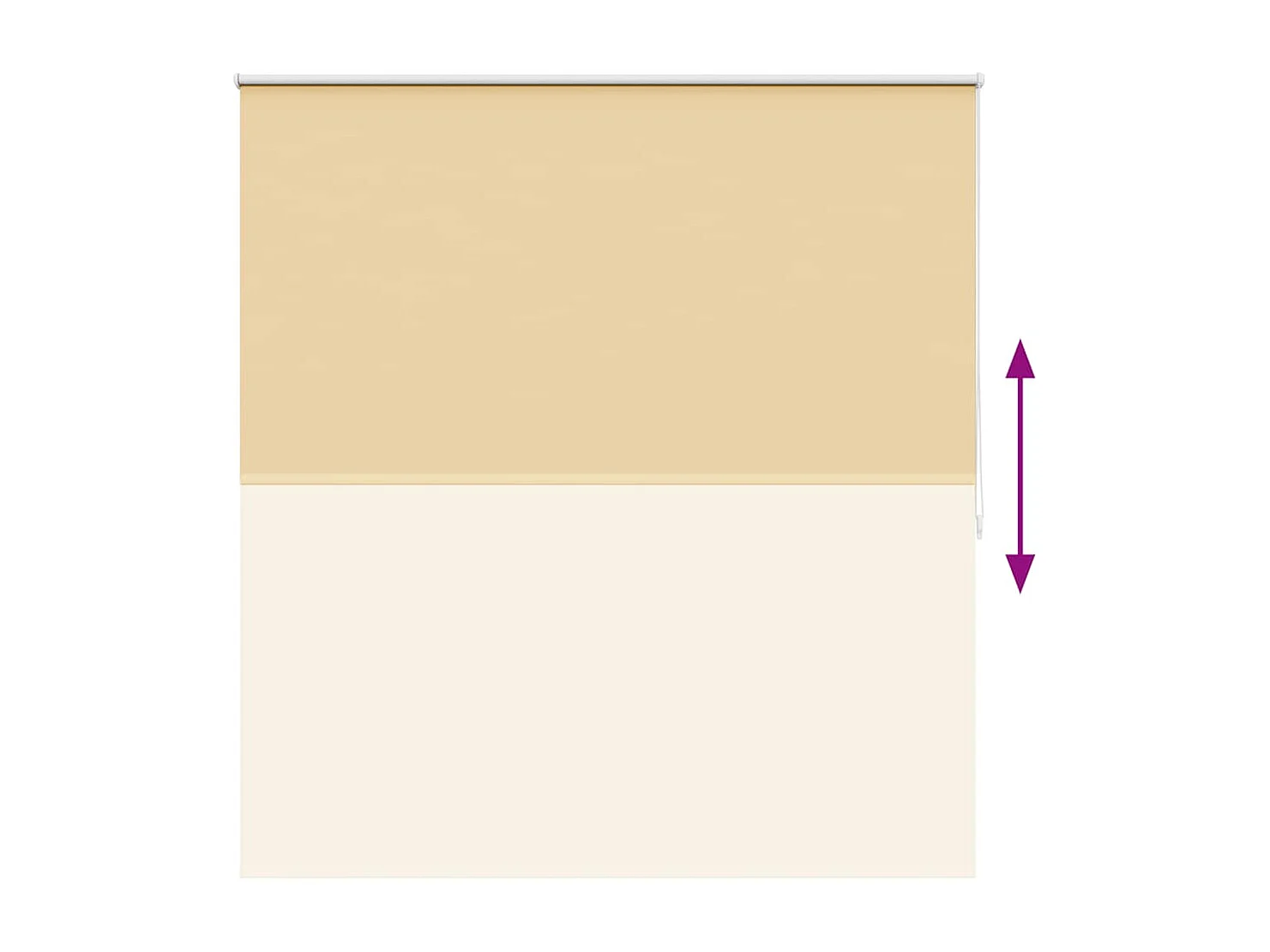 Tenda a rullo oscurante 160 x 175 cm beige