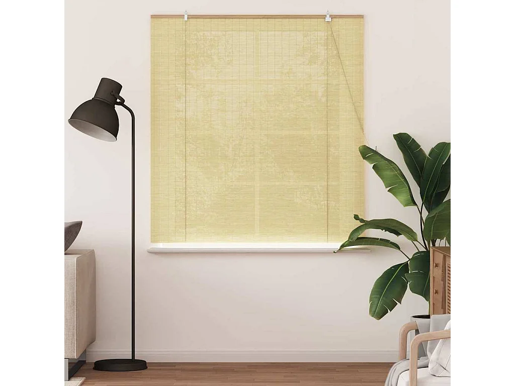 Stores et Occultants Naturel 150 x 160 cm Bambou
