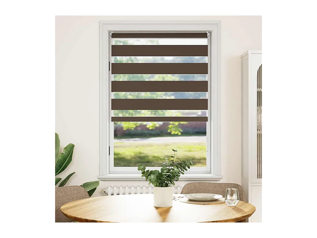 Tenda a rullo marrone 80 x 175 cm