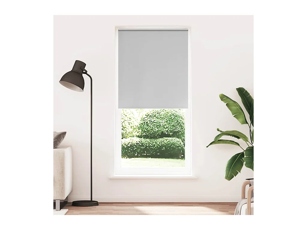 Tenda a rullo oscurante 100 x 230 cm grigia