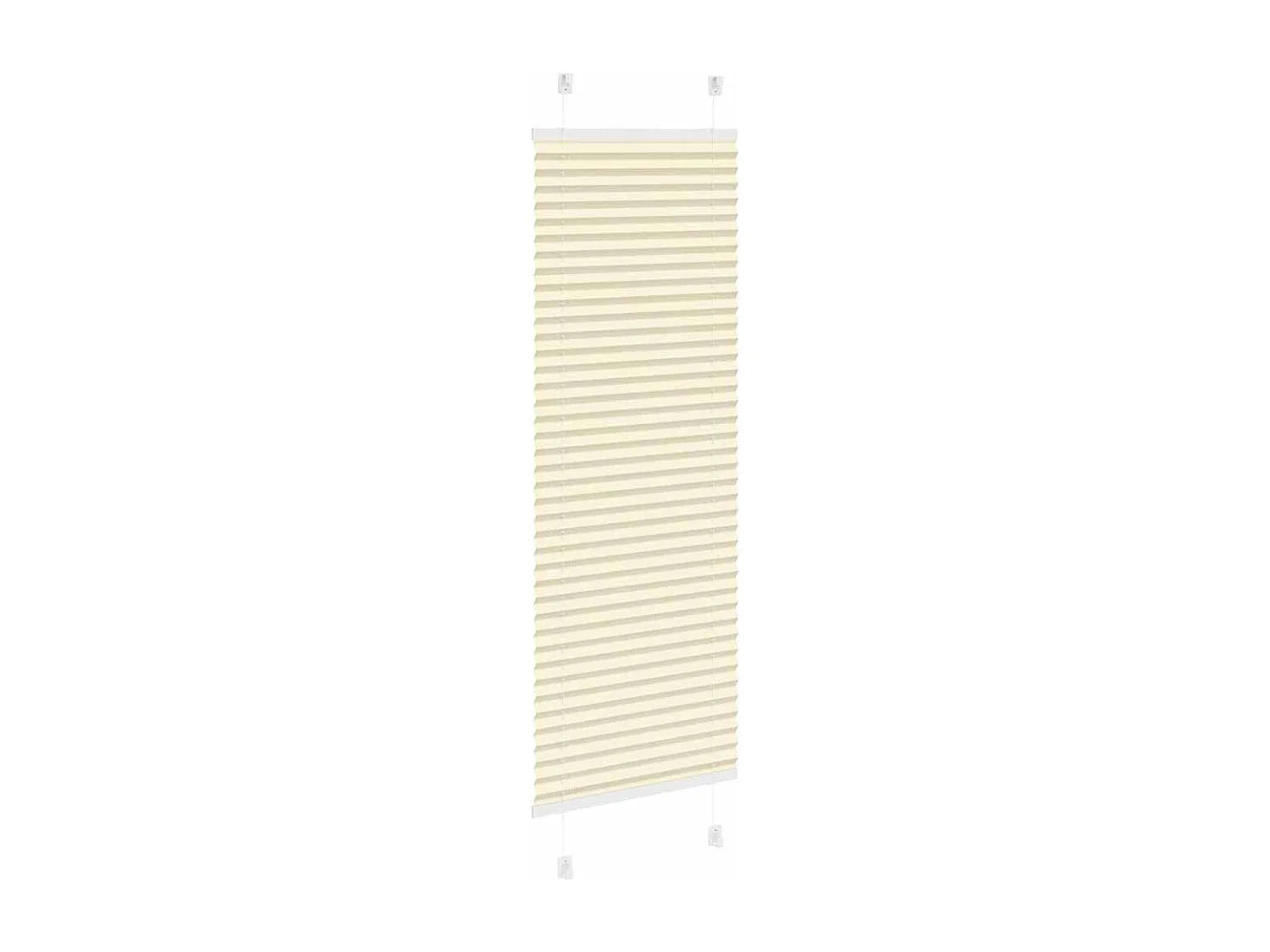 Store plissé crème 50x150 cm largeur du tissu 49,4 cm polyester