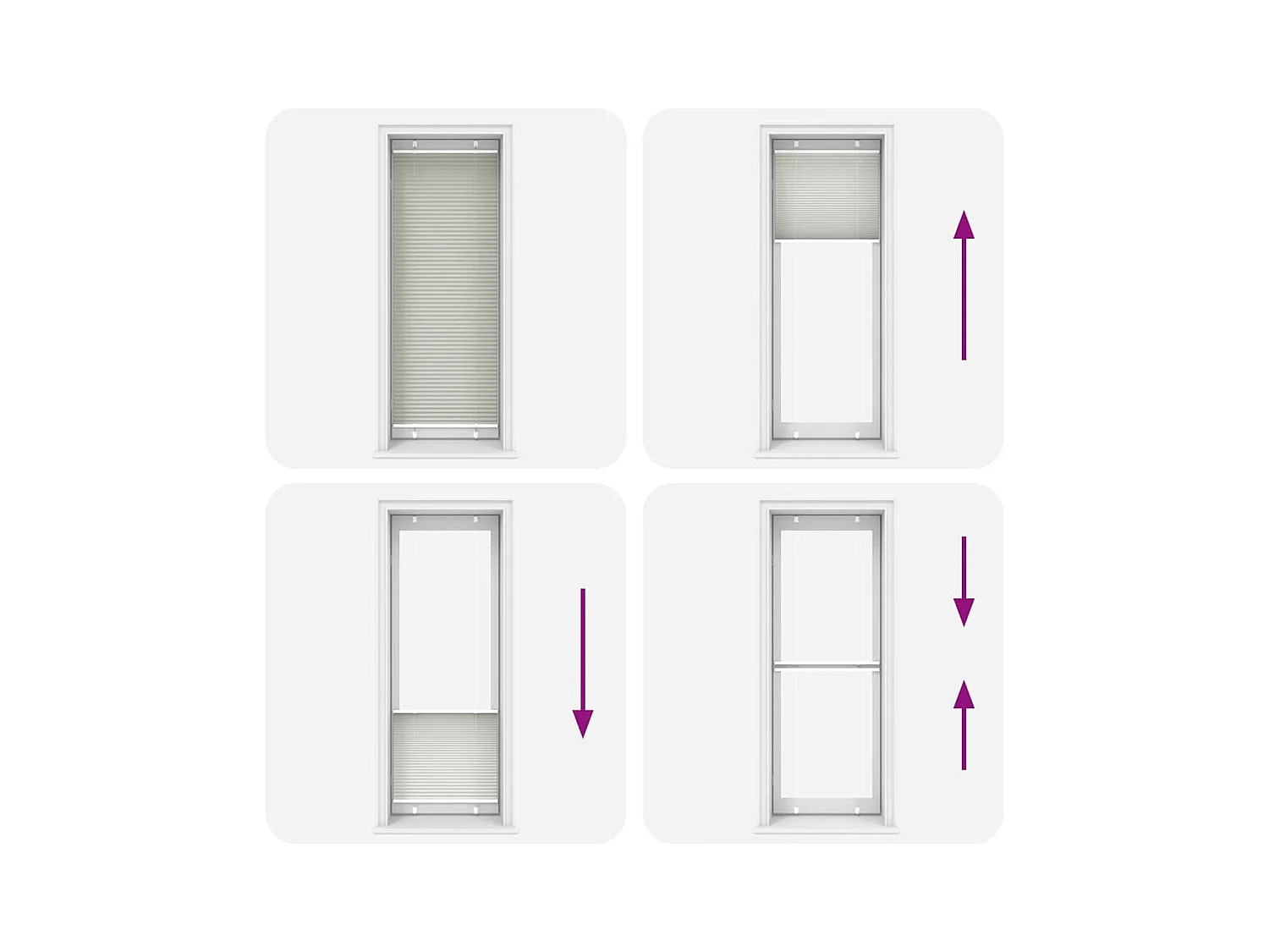 Tenda plissettata grigio chiaro 80x200 cm larghezza tessuto 79,4 cm