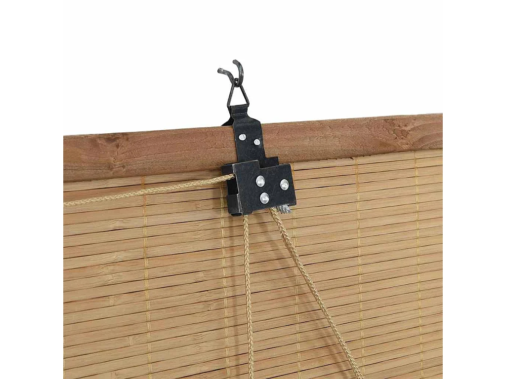 Persianas y opacas marrón claro 60 x 160 cm Bambú